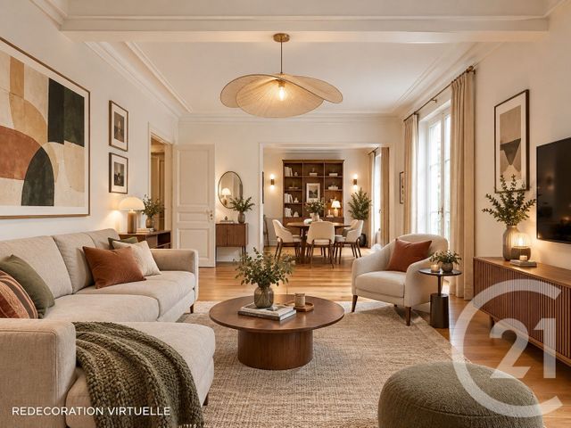 Appartement F4 à vendre - 4 pièces - 80.03 m2 - PARIS - 75015 - ILE-DE-FRANCE - Century 21 Montparnasse Pasteur