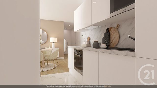 Appartement T3 à vendre - 2 pièces - 57.25 m2 - PARIS - 75015 - ILE-DE-FRANCE - Century 21 Montparnasse Pasteur