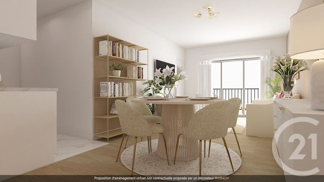 Appartement T3 à vendre - 3 pièces - 57.25 m2 - PARIS - 75015 - ILE-DE-FRANCE - Century 21 Montparnasse Pasteur