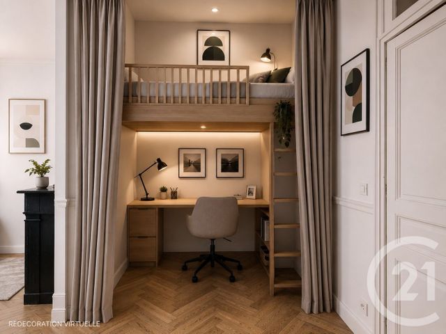 Appartement F1 à vendre - 1 pièce - 24.78 m2 - PARIS - 75015 - ILE-DE-FRANCE - Century 21 Montparnasse Pasteur