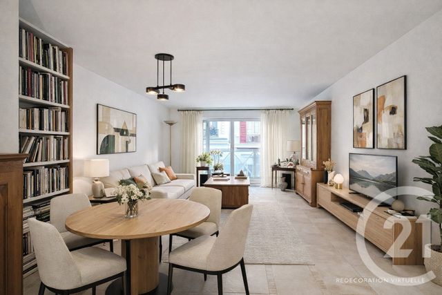 Appartement F4 à vendre - 4 pièces - 93.55 m2 - PARIS - 75015 - ILE-DE-FRANCE - Century 21 Montparnasse Pasteur