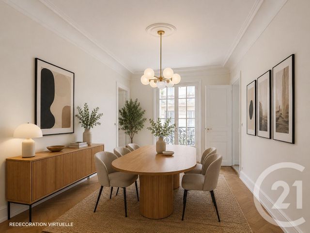 Appartement F4 à vendre - 4 pièces - 83.2 m2 - PARIS - 75015 - ILE-DE-FRANCE - Century 21 Montparnasse Pasteur