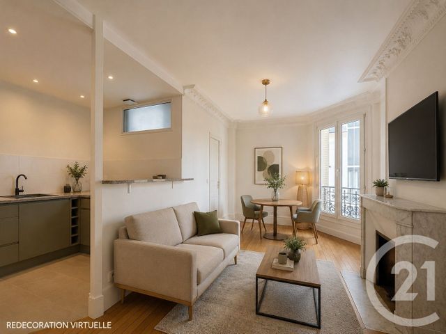 Appartement F3 à vendre - 3 pièces - 49.89 m2 - PARIS - 75015 - ILE-DE-FRANCE - Century 21 Montparnasse Pasteur