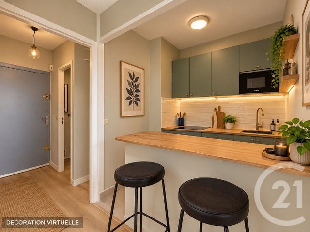 Appartement T1 à vendre - 1 pièce - 28.25 m2 - PARIS - 75015 - ILE-DE-FRANCE - Century 21 Montparnasse Pasteur