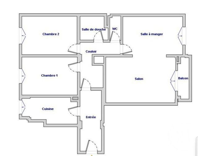Appartement F4 à vendre - 4 pièces - 85.23 m2 - PARIS - 75015 - ILE-DE-FRANCE - Century 21 Montparnasse Pasteur